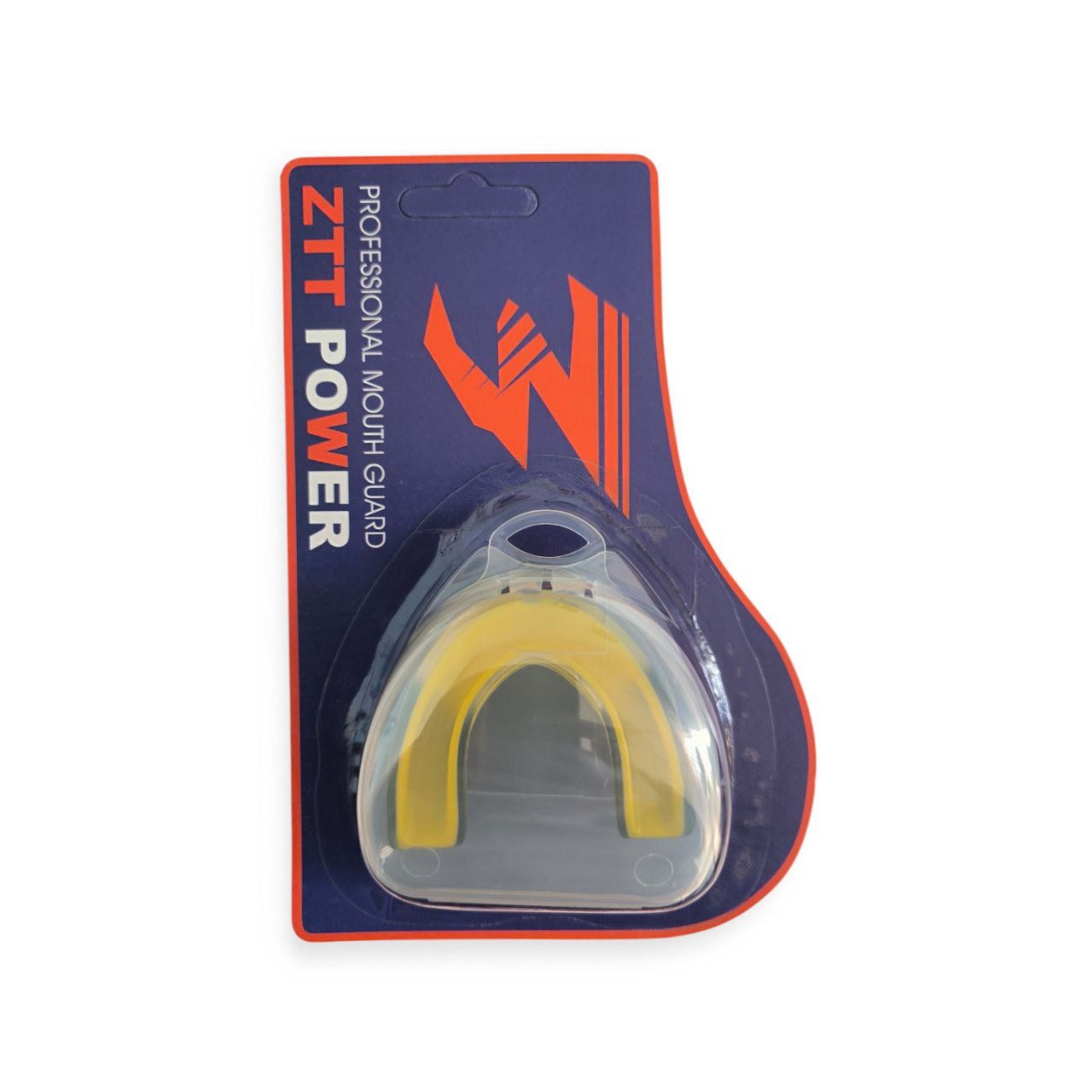 Капа боксерська POWER MG-006-ПЖЧ прозоро-жовто-чорна