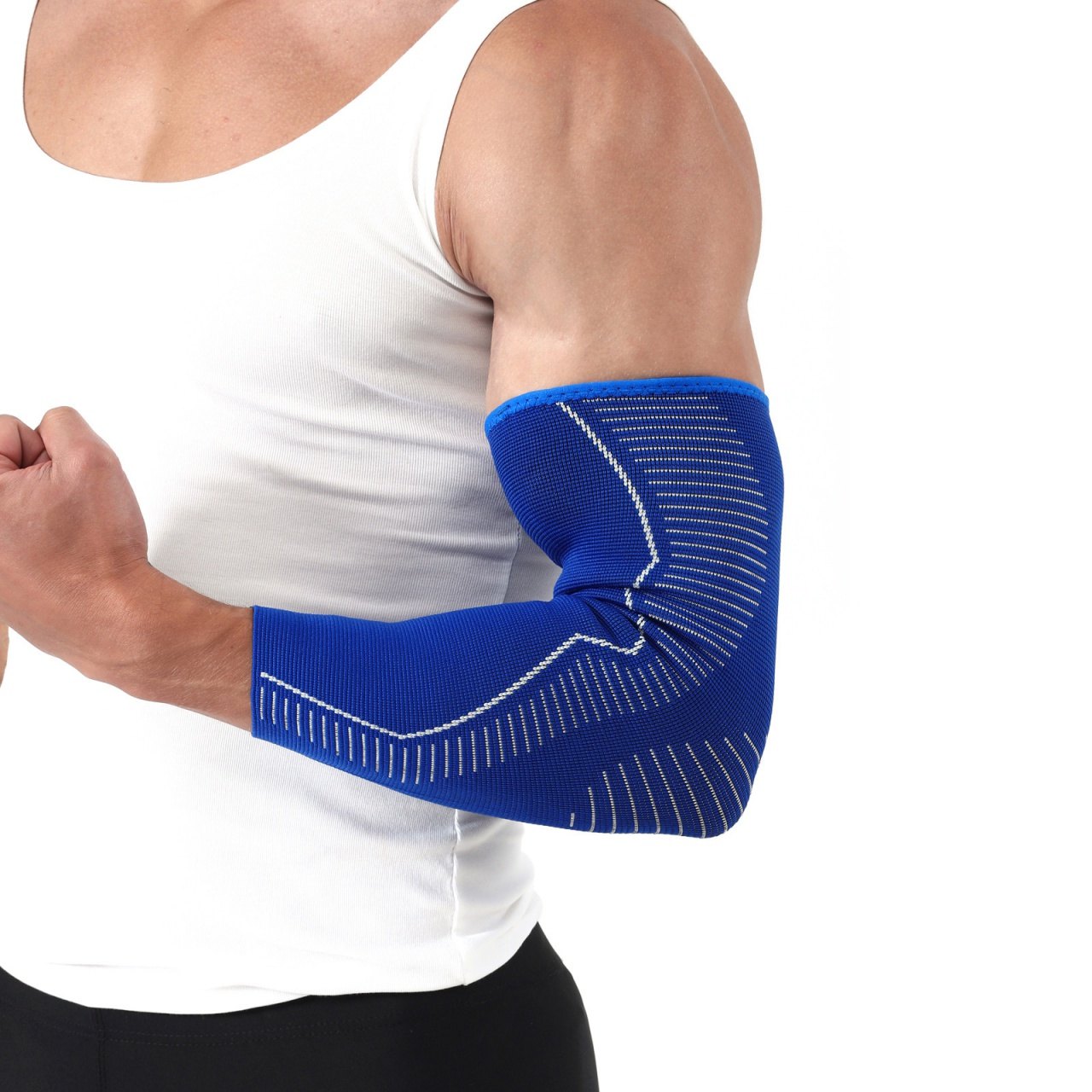 Бандаж ліктя синій розмір S-M ST-7033-S-M