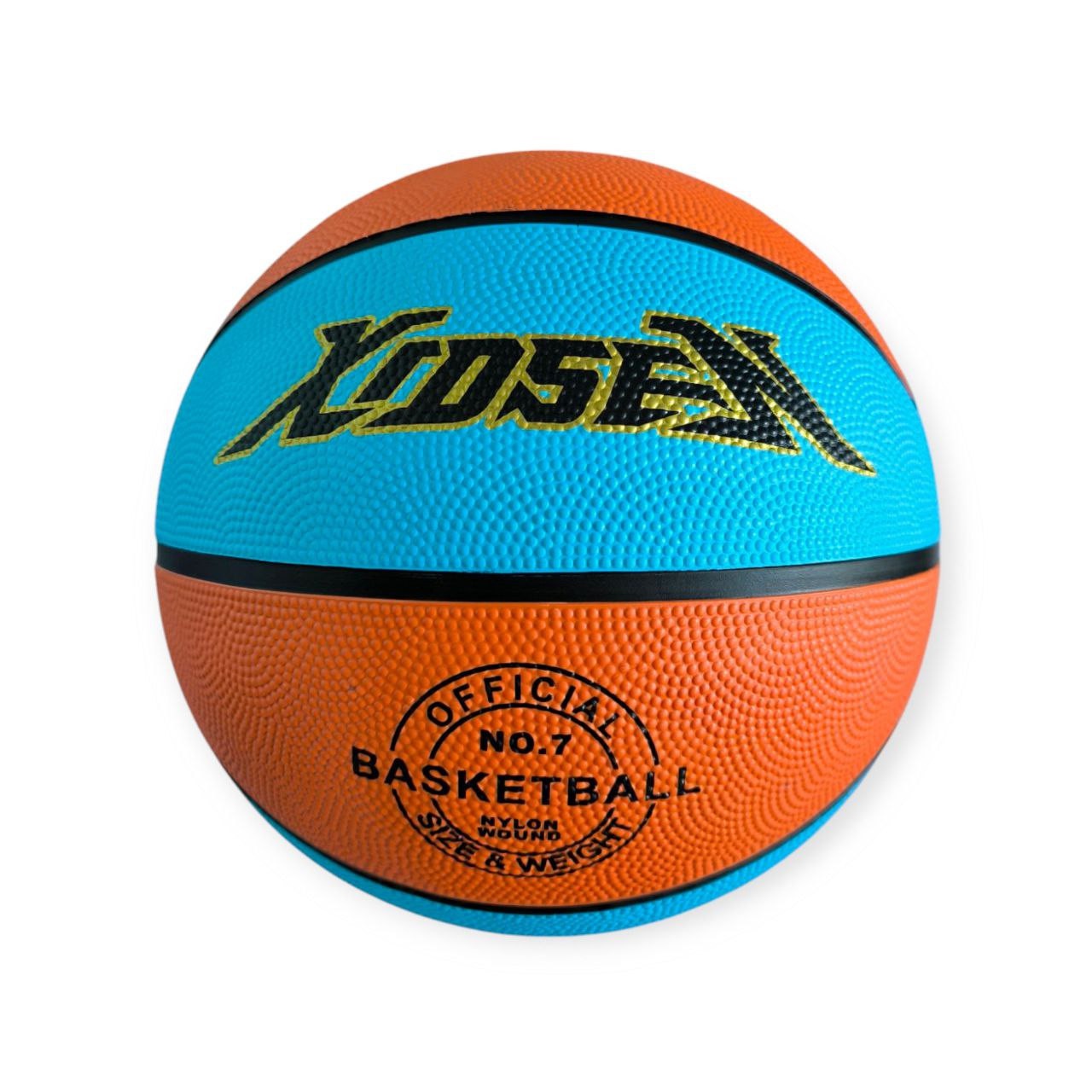 М'яч баскетбольний XIDSEN розмір 7 блакитно-оранжевий 7#2-Azure+Orange
