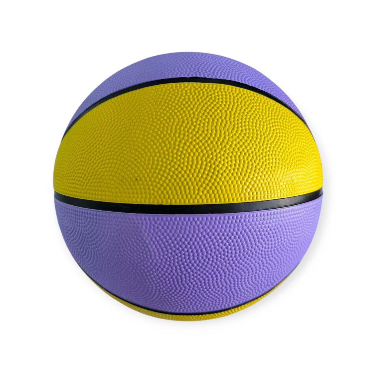 М'яч баскетбольний XIDSEN розмір 5 жовто-фіолетовий 5#2-Ye+Purple