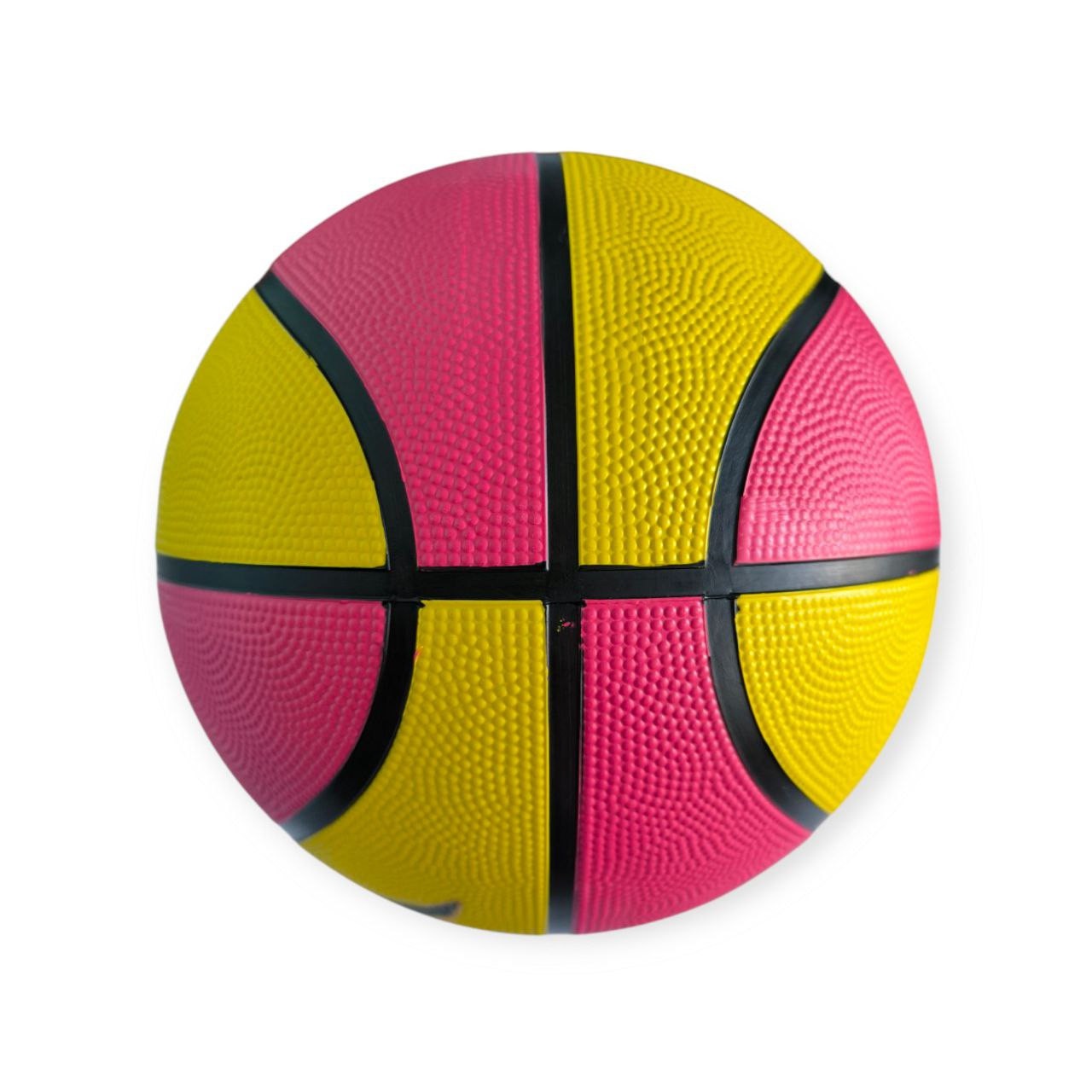 М'яч баскетбольний XIDSEN розмір 5 жовто-рожевий 5#2-Yellow+Red