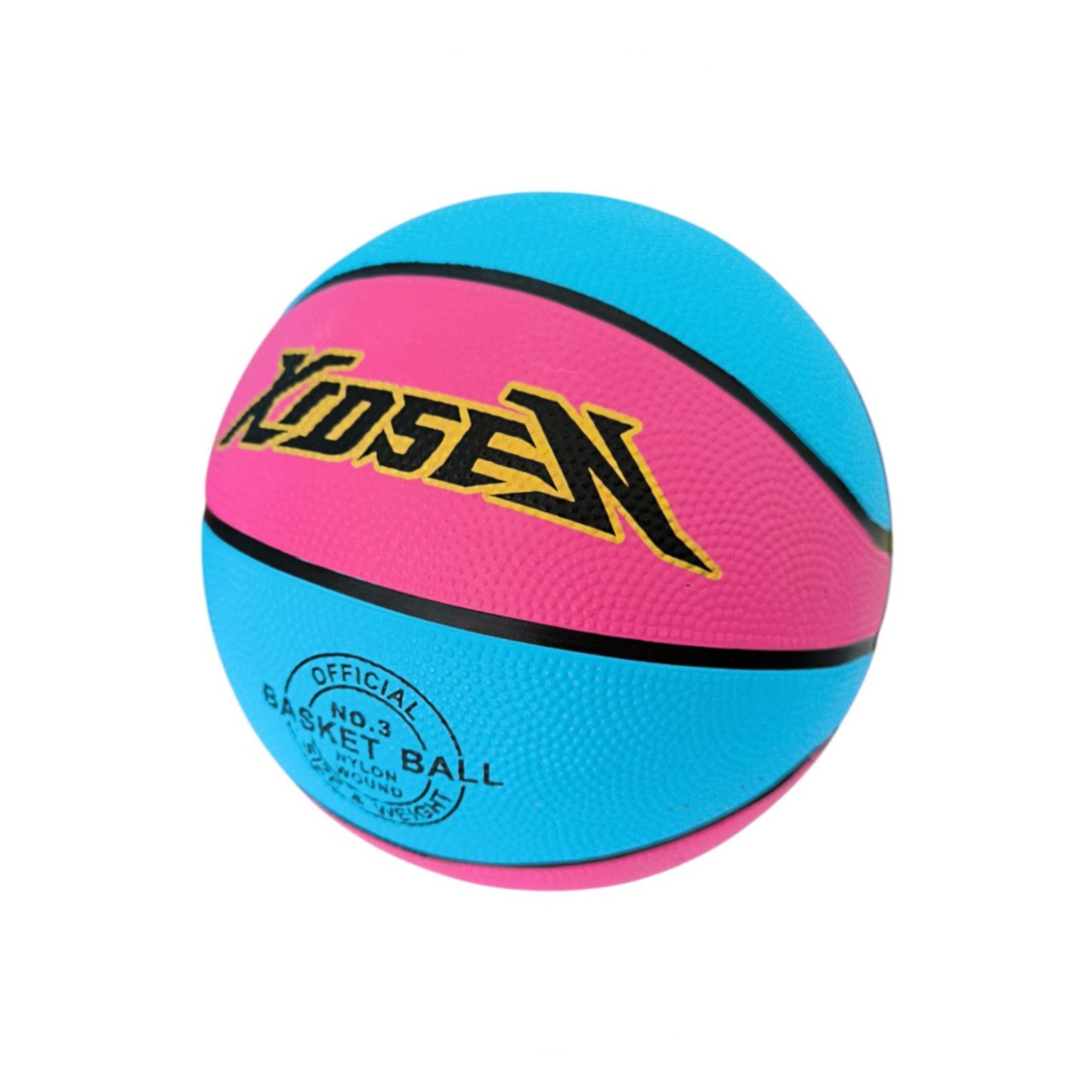 М'яч баскетбольний XIDSEN  розмір 3 рожево-блакитний RR+Az