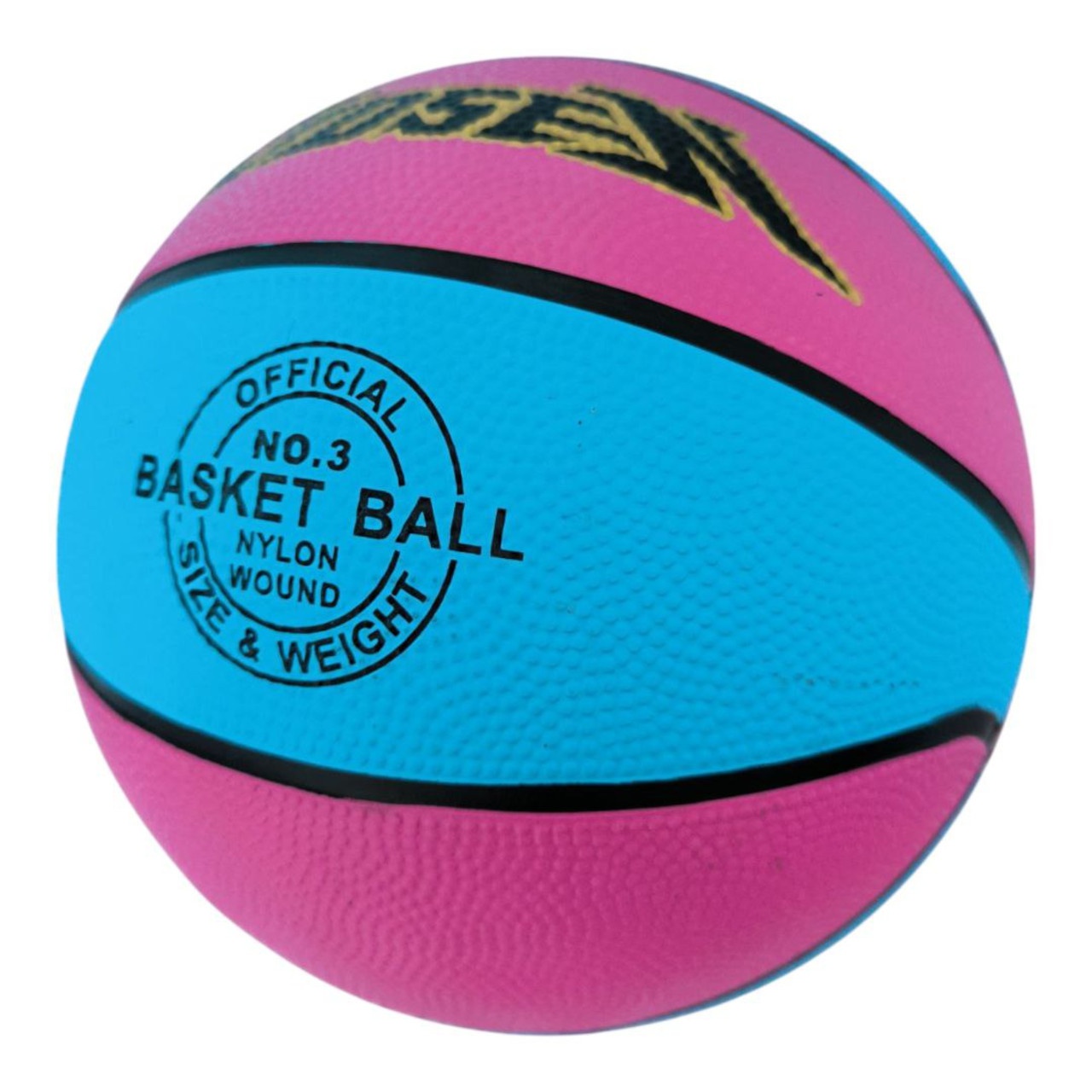 М'яч баскетбольний XIDSEN  розмір 3 рожево-блакитний RR+Az