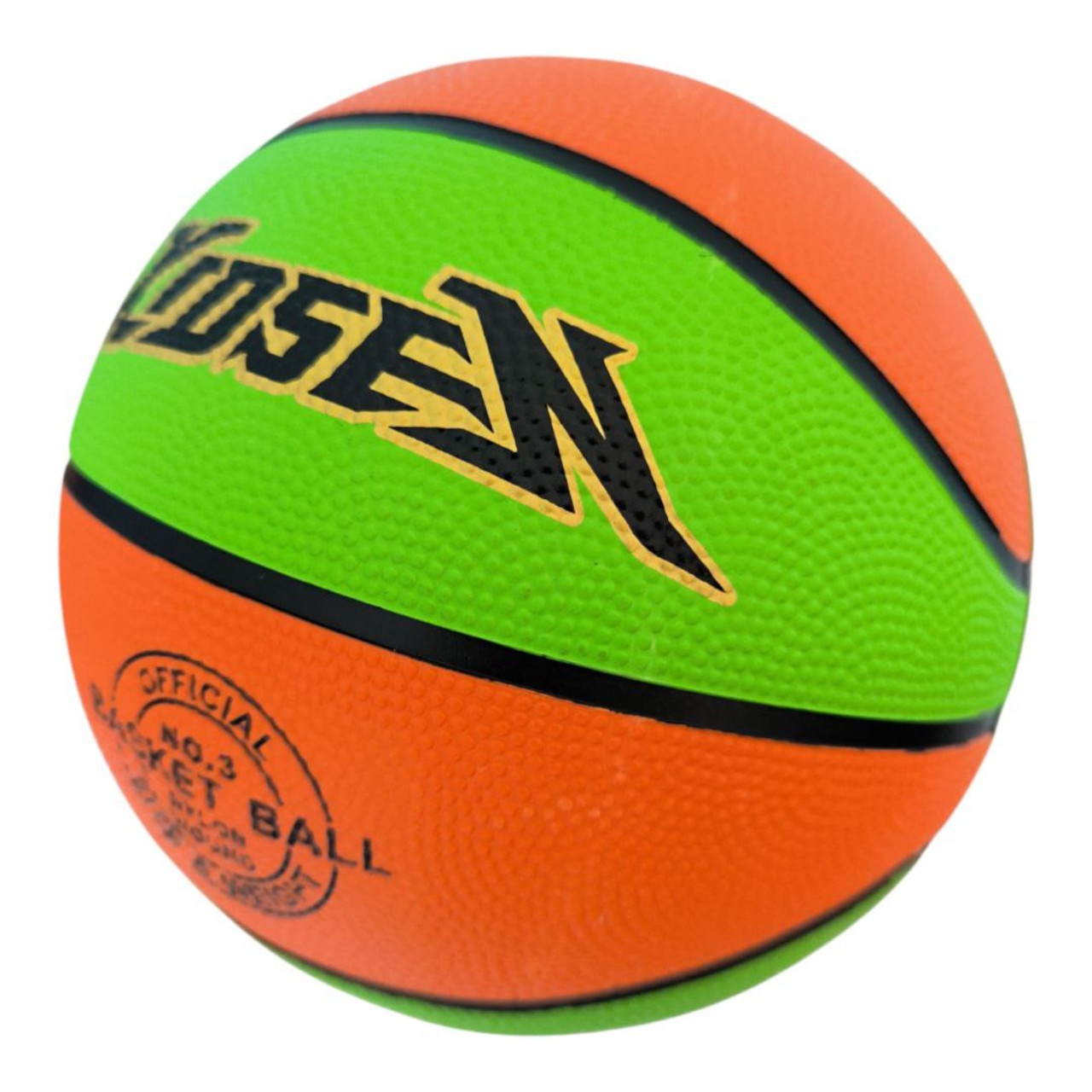 М'яч баскетбольний XIDSEN  розмір 3 оранжево-зелений Or+Gr