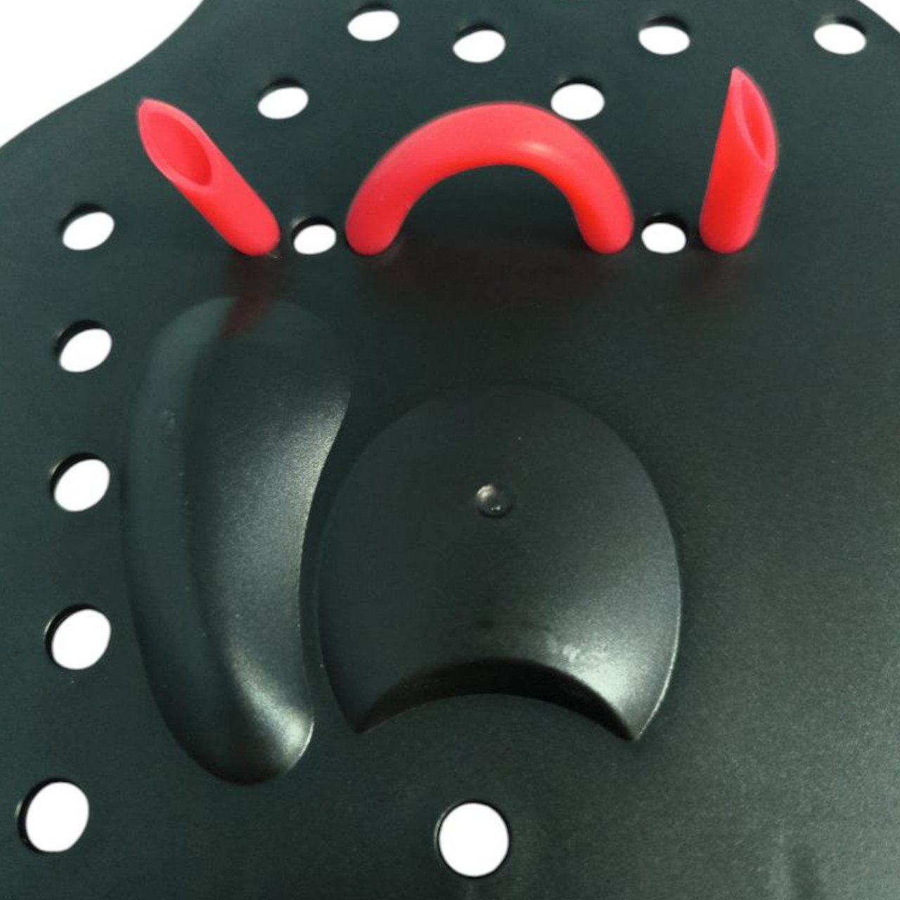 Лопатки для плавання жорсткі з червоними ремінцями розмір S SH2-S-Red