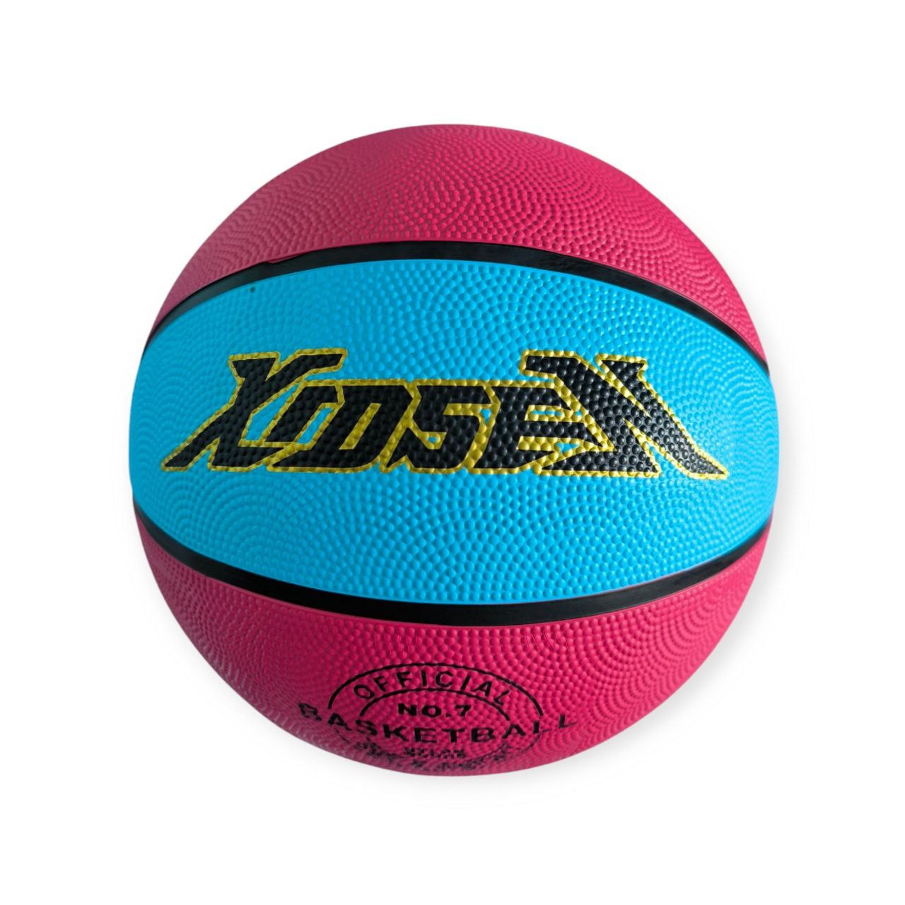 М'яч баскетбольний XIDSEN розмір 7 блакитно-рожевий 7#2-Azure+Red