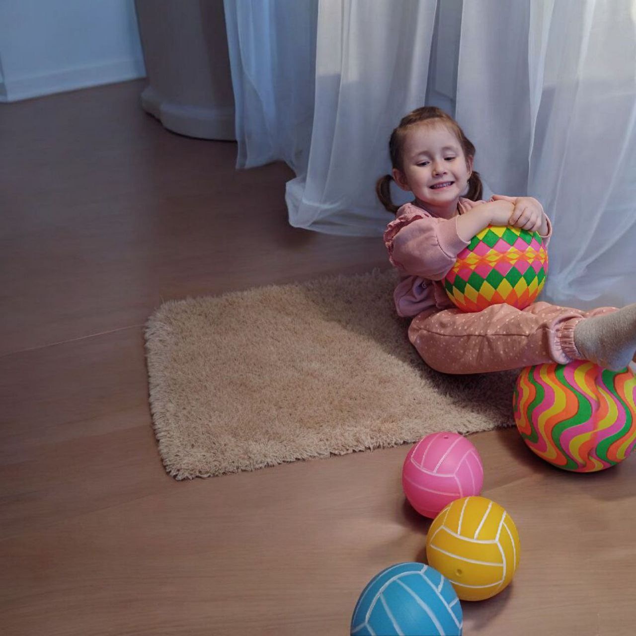 М'яч дитячий кольоровий d-25 см 80 гр A9-TYH