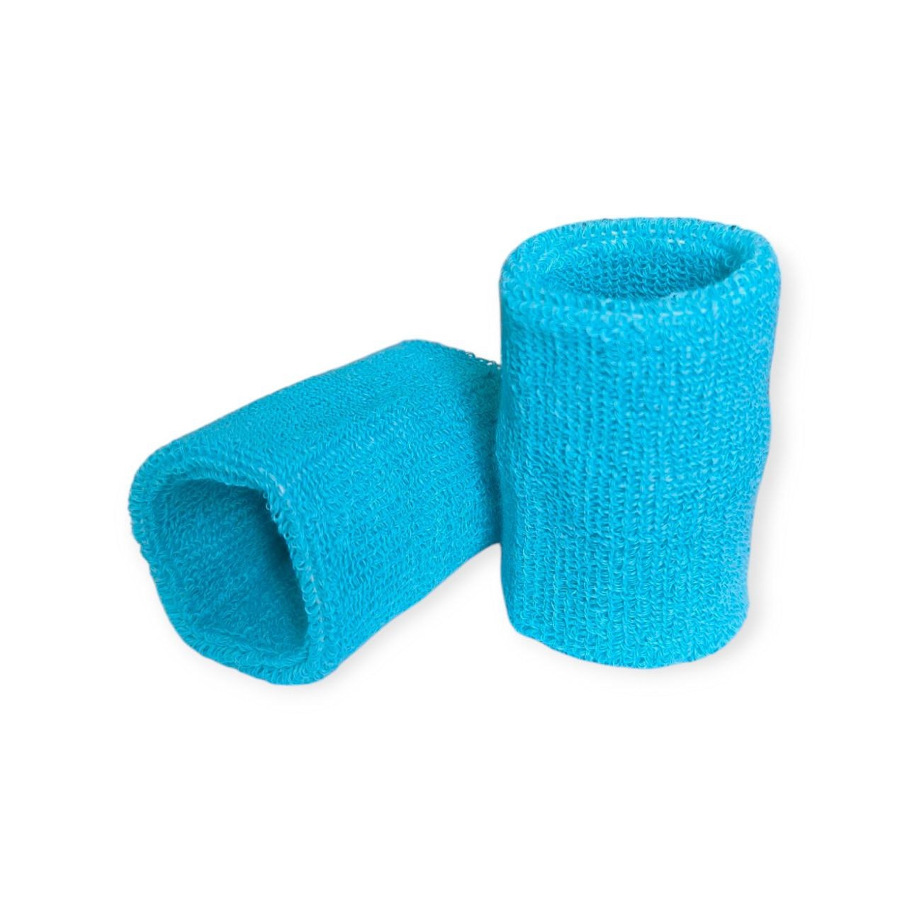 Напульсники спортивні махрові бірюзові 2HW-azure