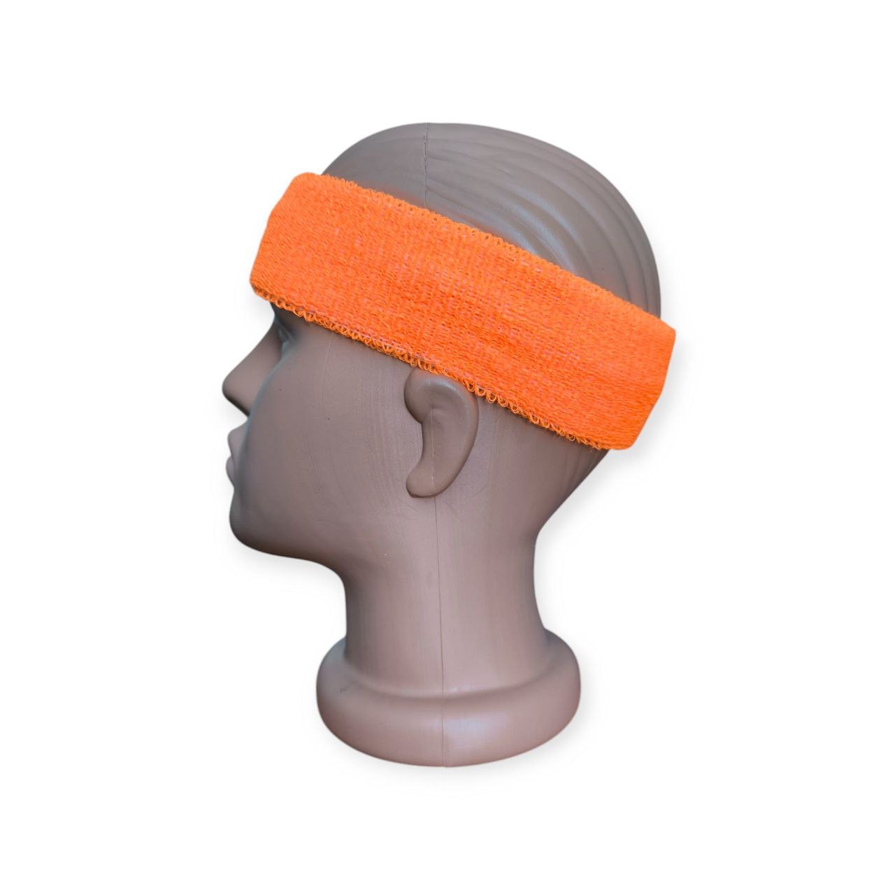 Пов'язка на голову спортивна махрова оранжева 1HT-orange