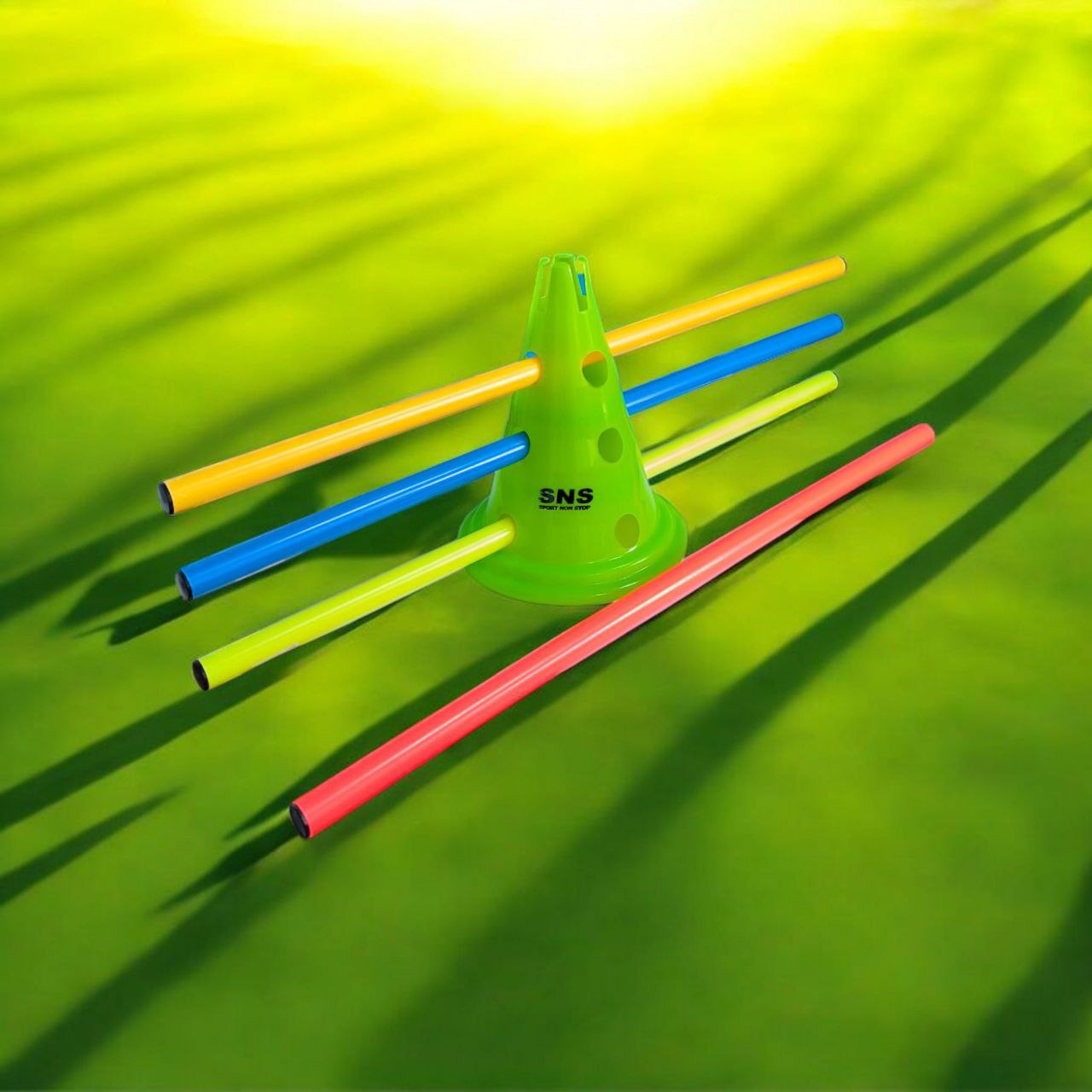 Палиця гімнастична 110 см оранжева