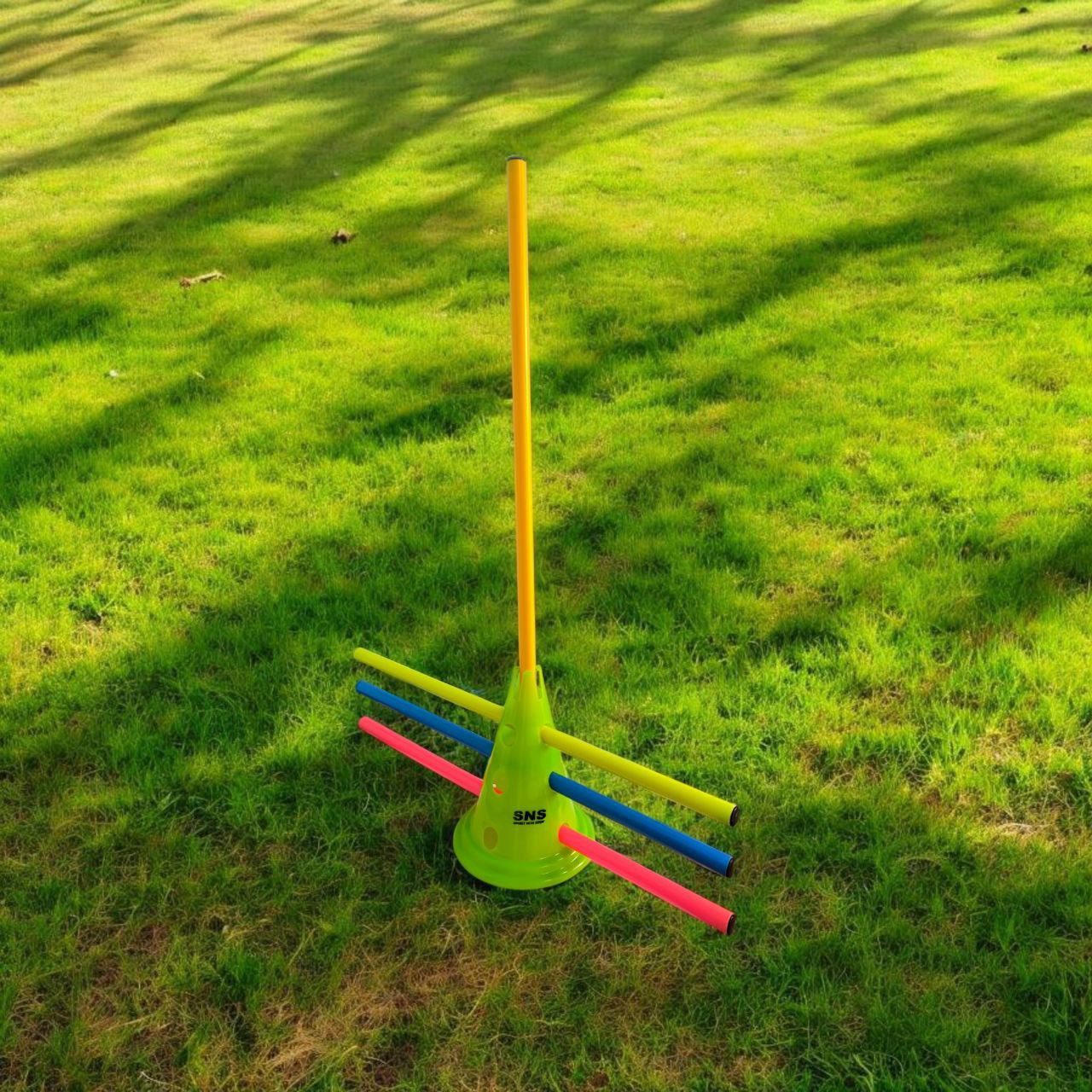 Палиця гімнастична 80 см жовта