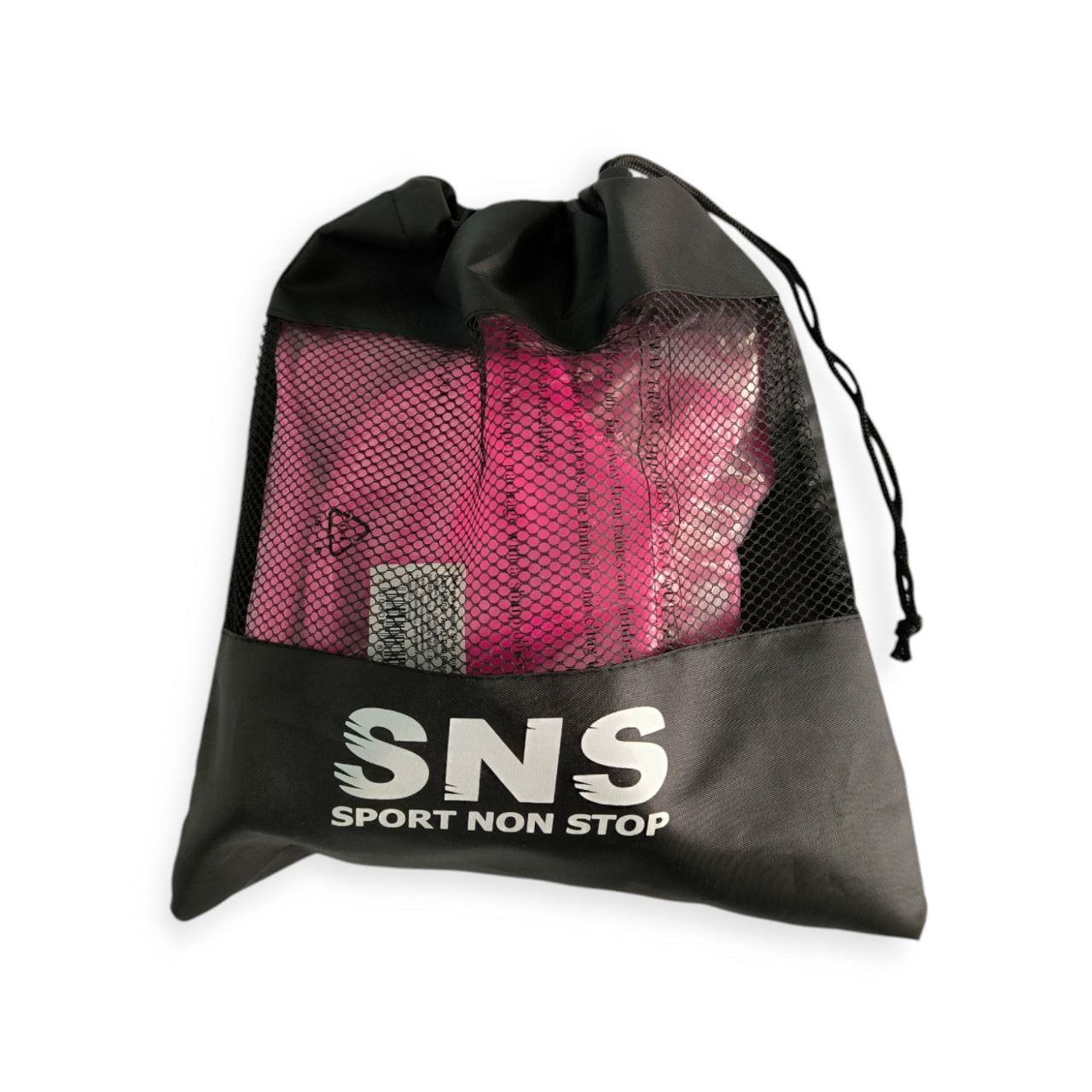 М'яч дитячий стрибун 50 см з ріжками рожевий 3-D50-rose red