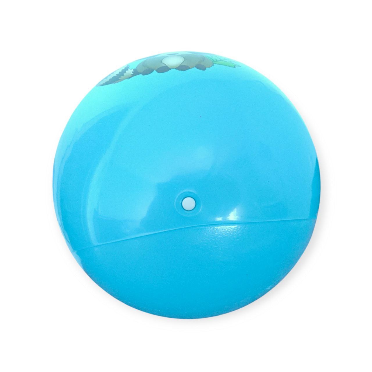 М'яч дитячий стрибун 45 см з ручкою синій 4-D45-azure