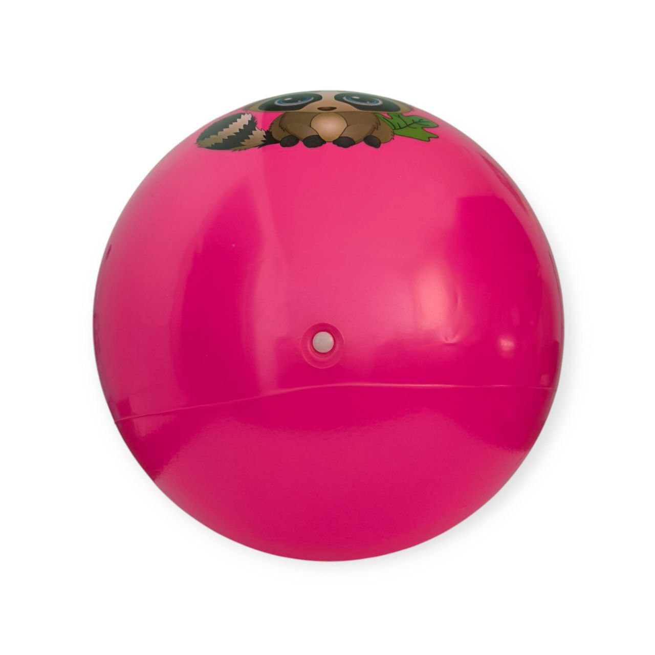 М'яч дитячий стрибун 45 см з ручкою рожевий 4-D45-rose red