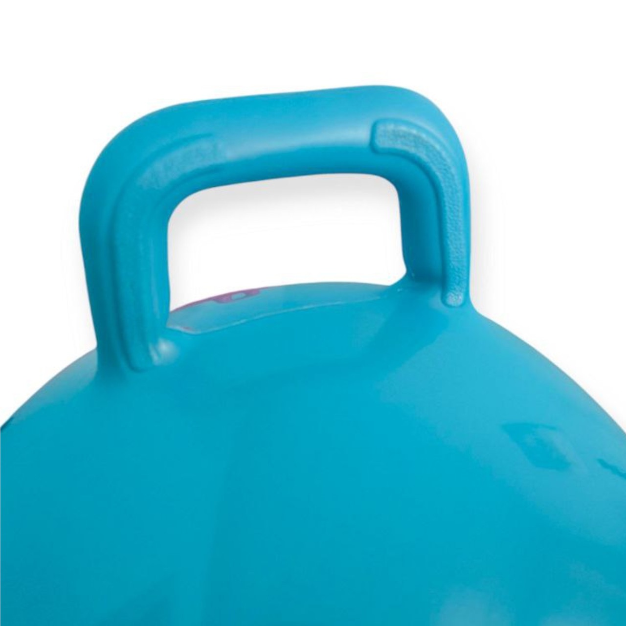 М'яч дитячий стрибун 50 см з ручкою синій 4-D50-azure