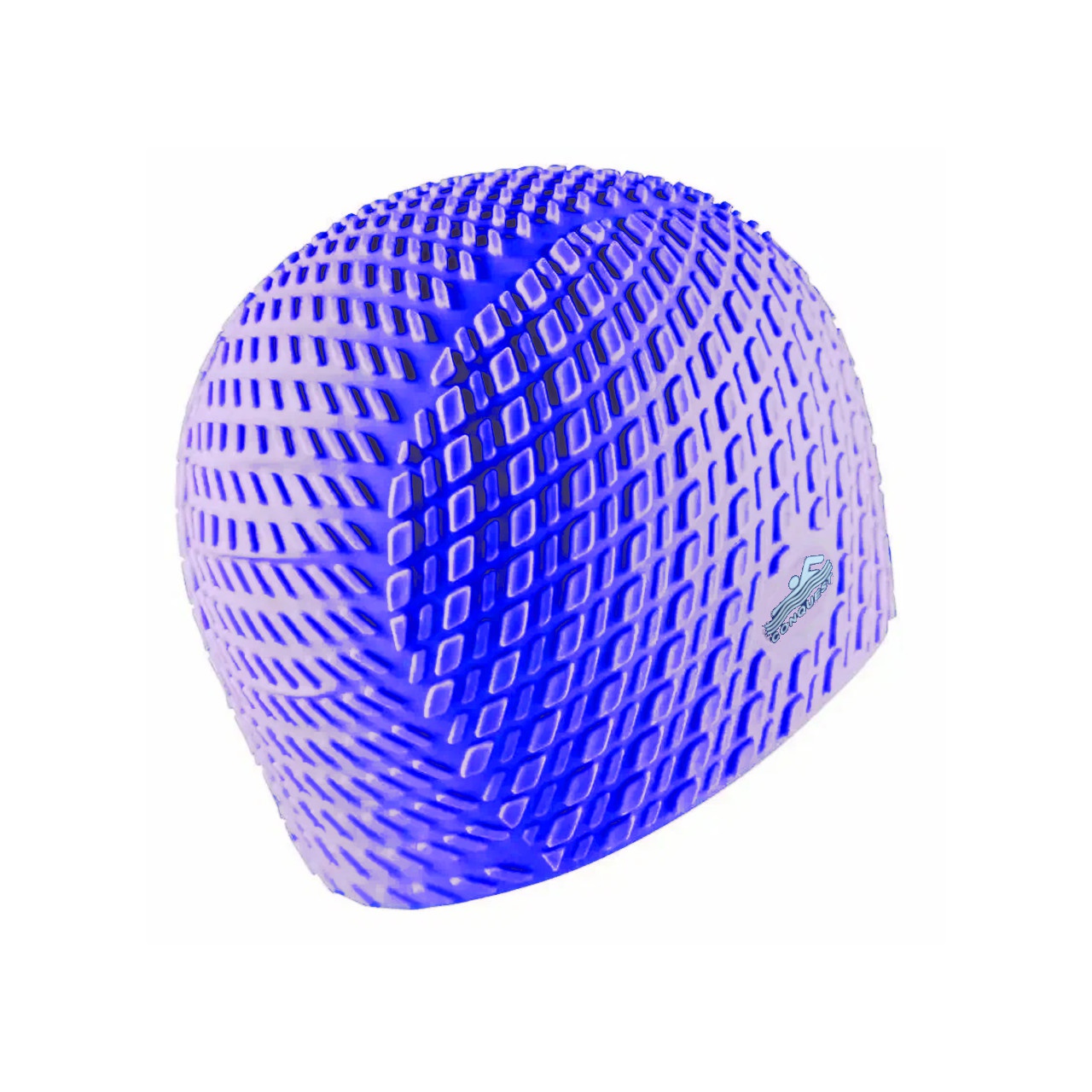 Шапочка для плавання YMKK CONQUEST силіконова синя YMKK-blue