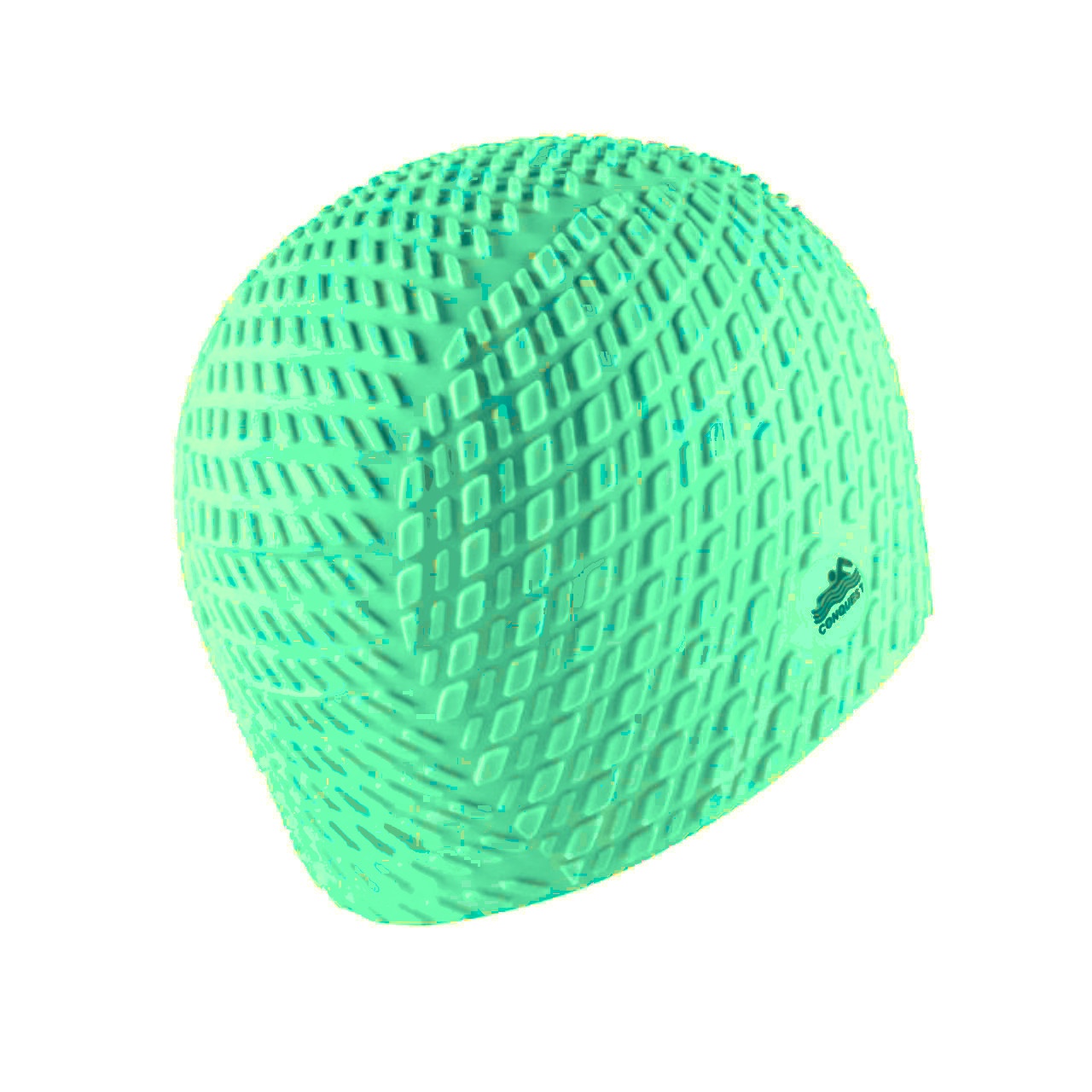 Шапочка для плавання YMKK CONQUEST силіконова світло-зелена YMKK-green