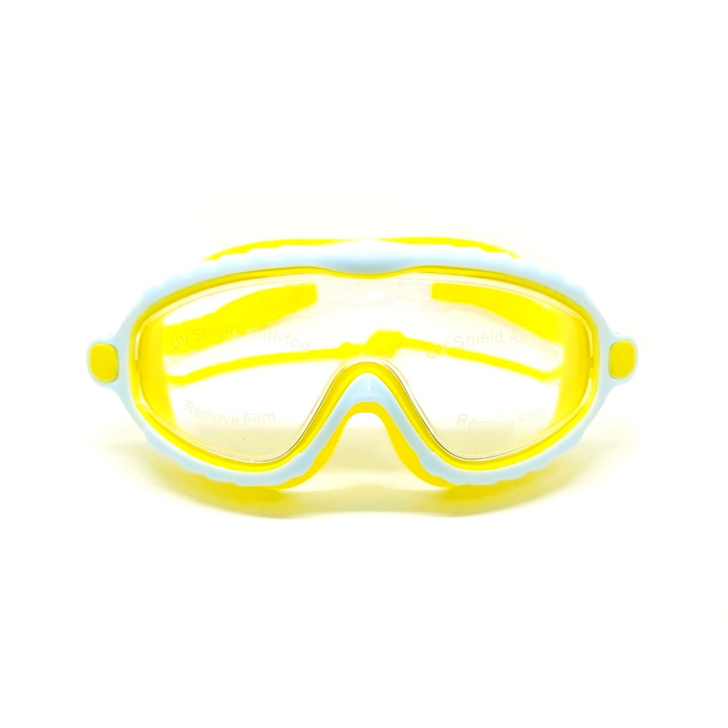Окуляри-маска для плавання CONQUEST BL-2102-ЖС жовто-сині