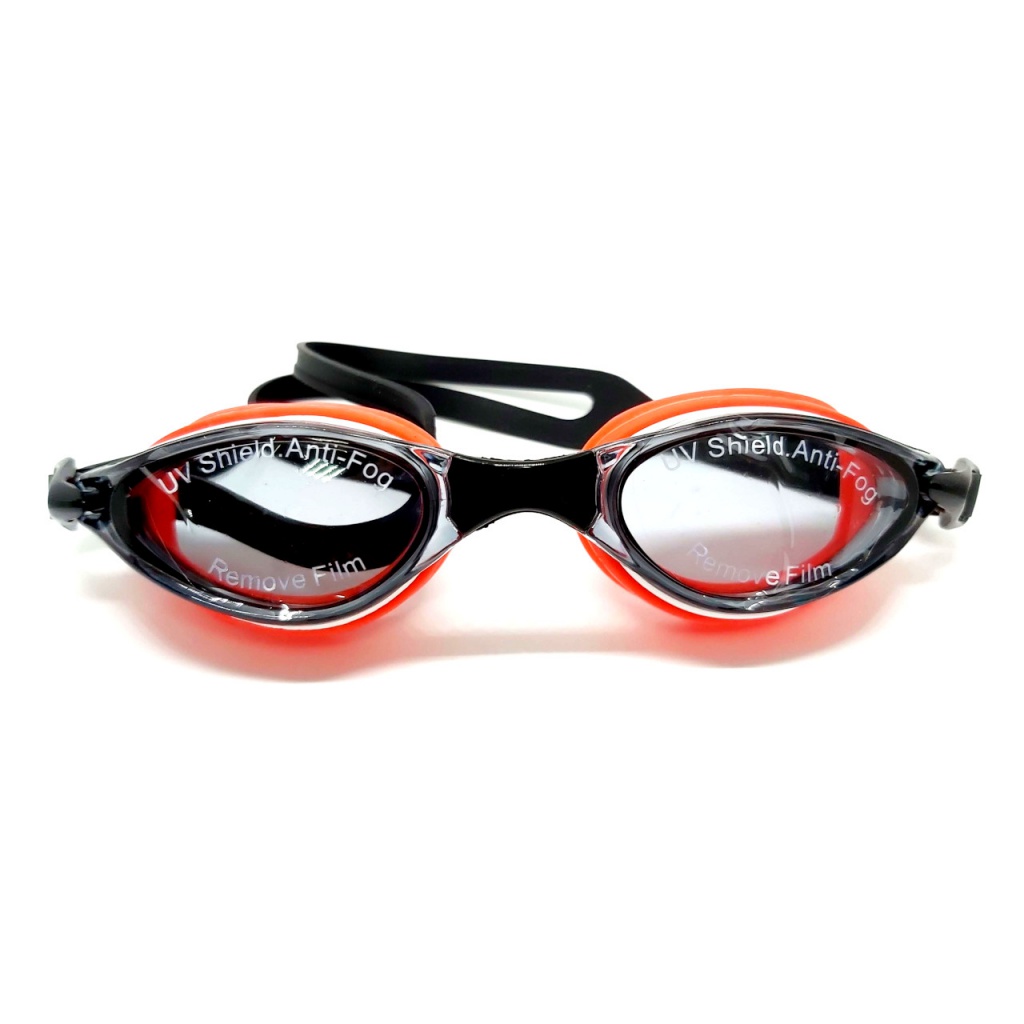 Окуляри для плавання CONQUEST BL-6800-КЧ червоно-чорні