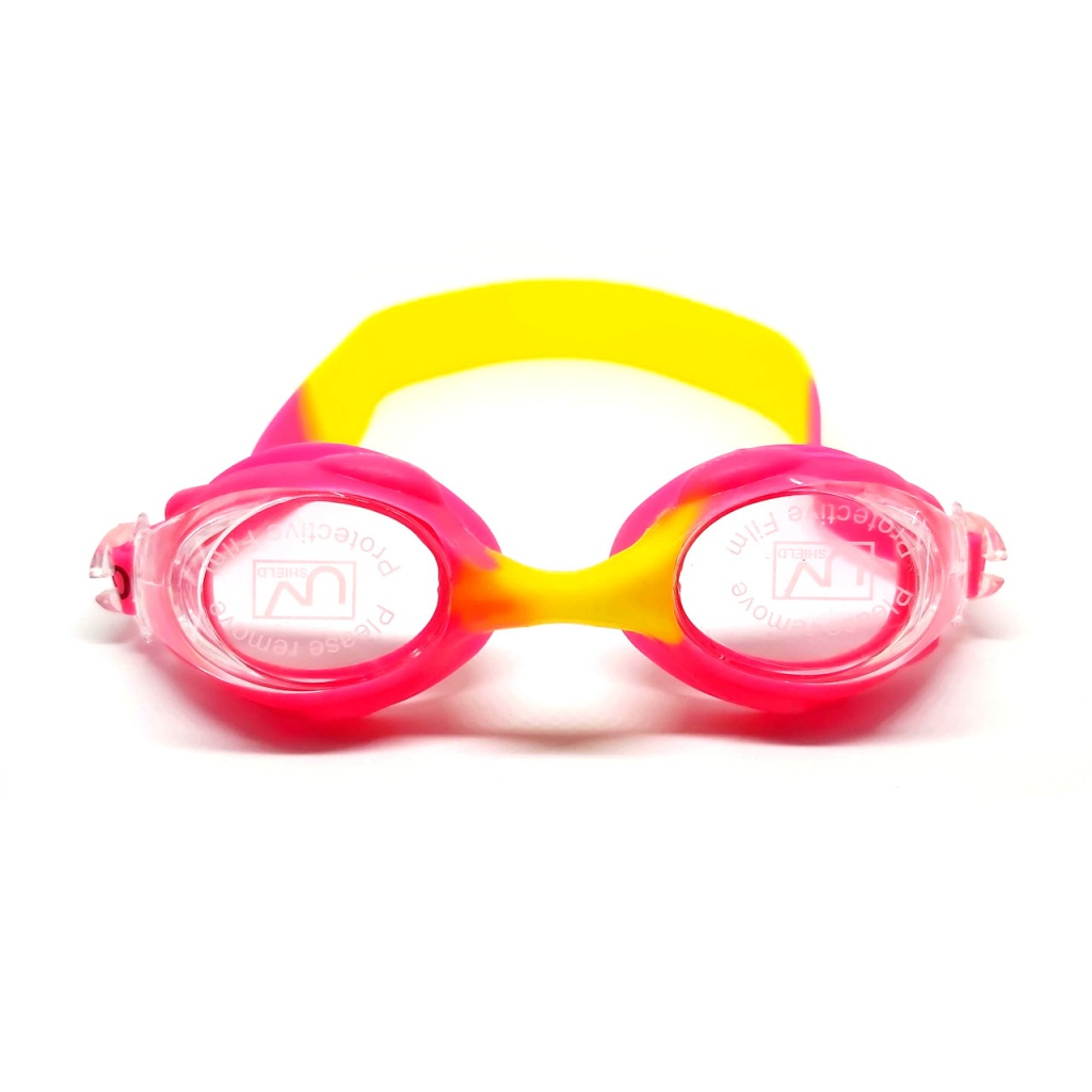 Окуляри для плавання CONQUEST LX-1300-Р рожево-жовті
