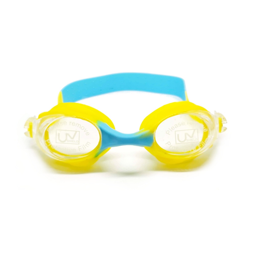 Окуляри для плавання CONQUEST LX-1300-ГЖ блакитно-жовті