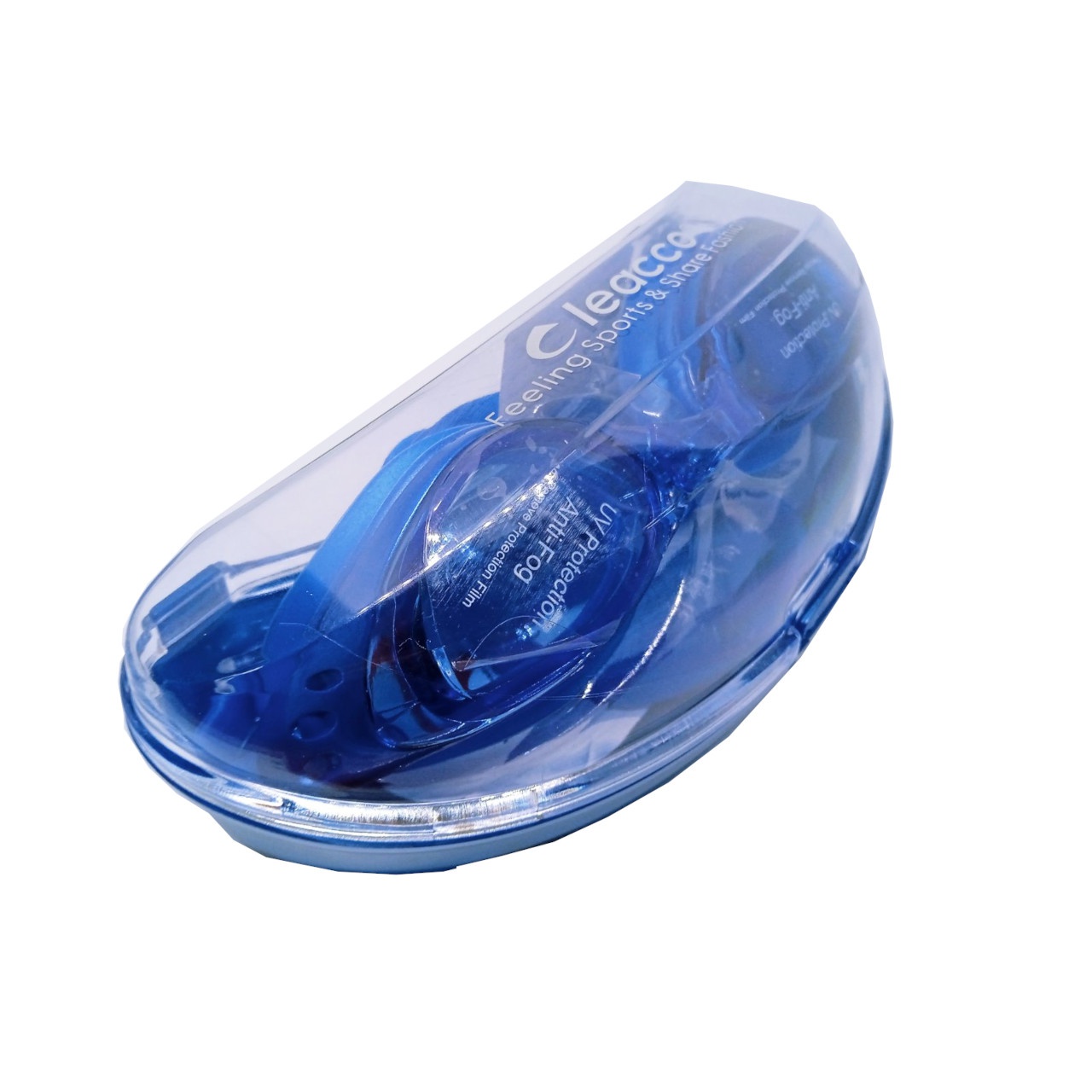 Окуляри для плавання LEACCO SG603-blue сині