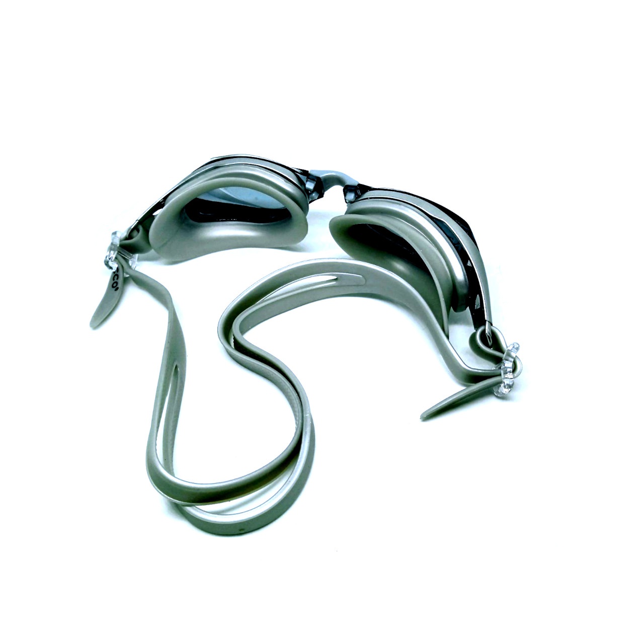 Окуляри для плавання LEACCO SG603-grey сріблясті