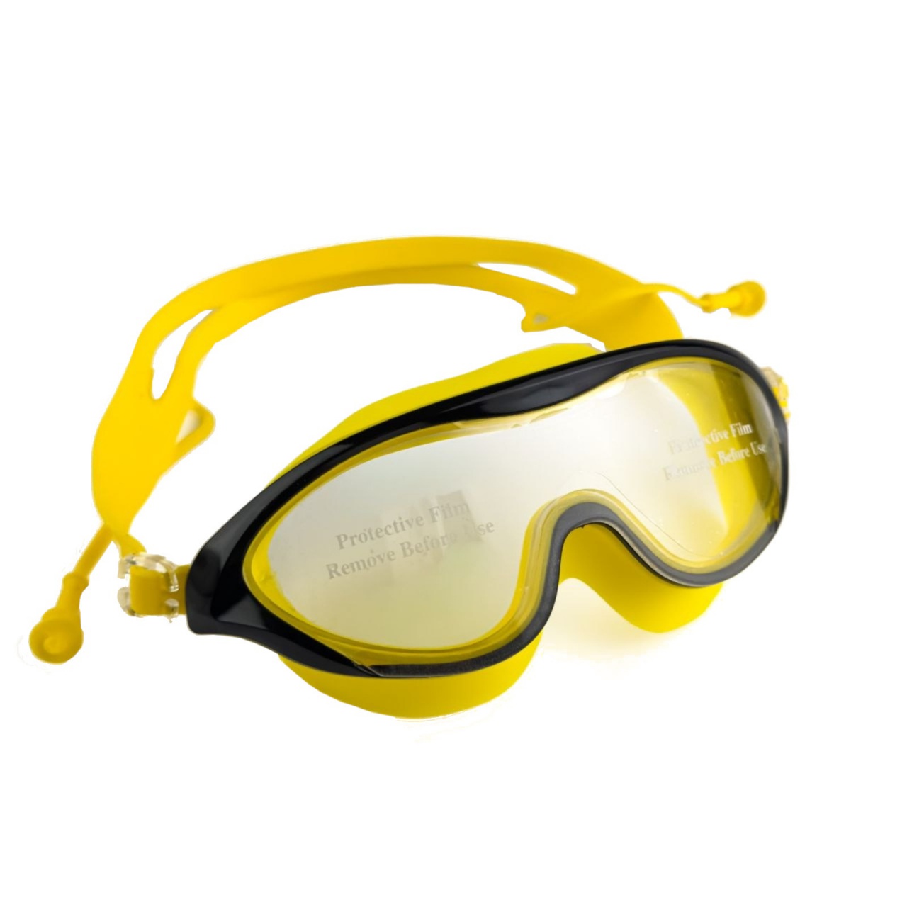 Окуляри-маска для плавання AF366-Yellow+Black