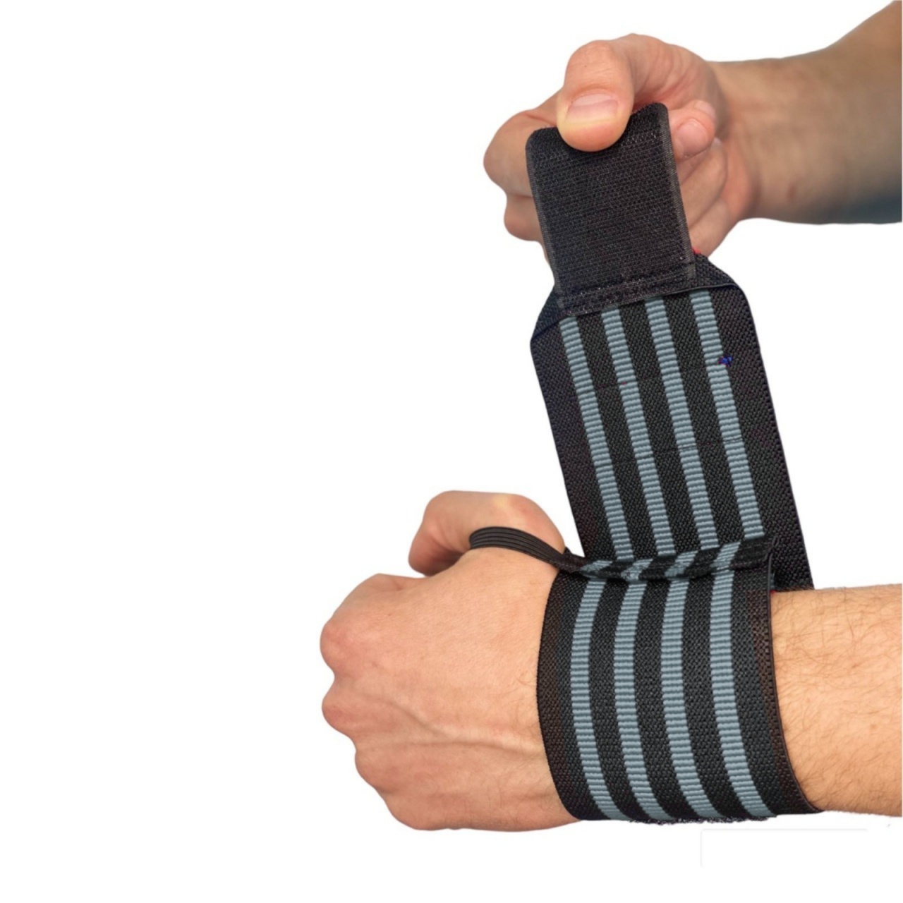 Напульсник фіксуючий чорно-сірий TA5-Grey