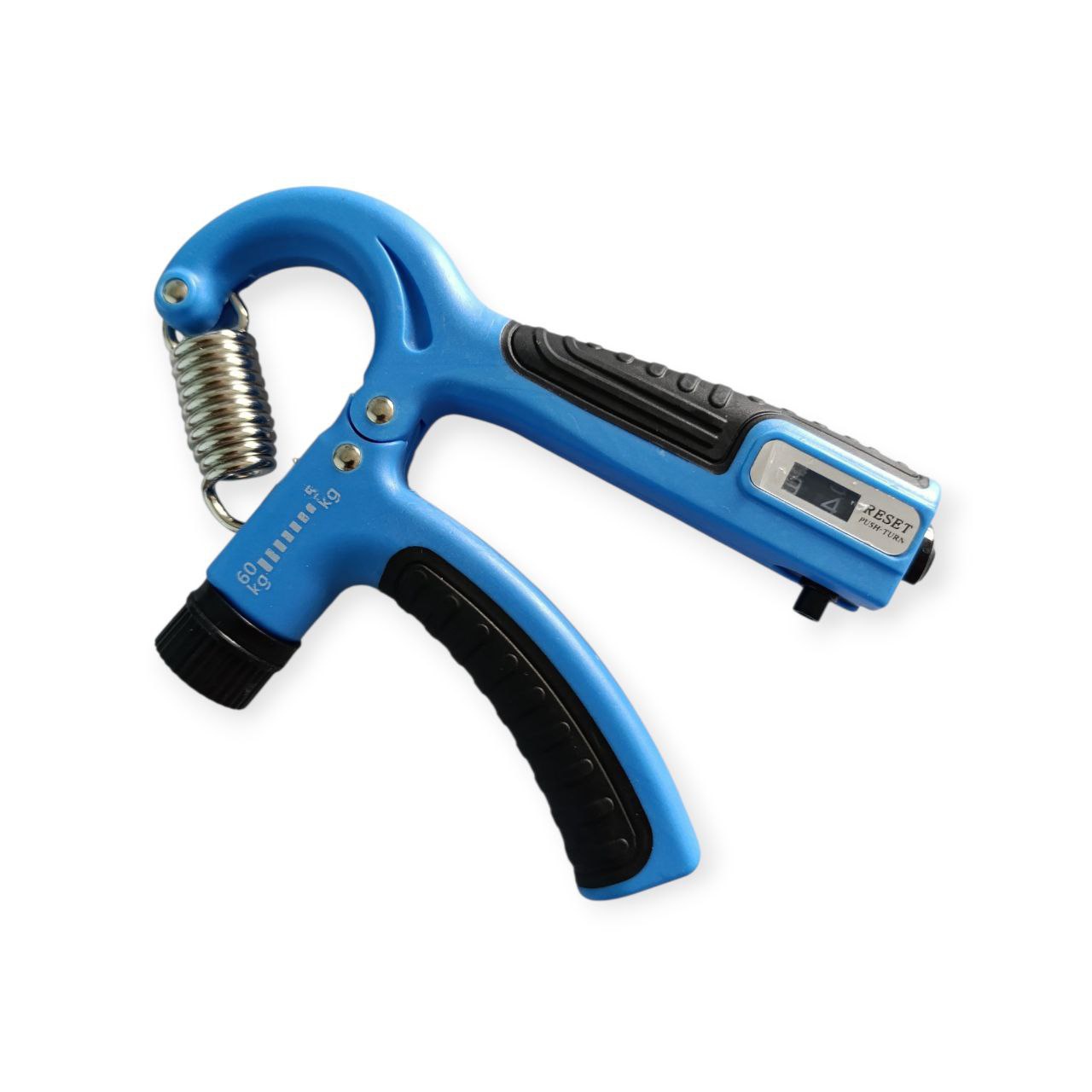 Еспандер кистьовий НОЖИЦІ 5-60 кг з лічильником WLQ2-Azure+Black