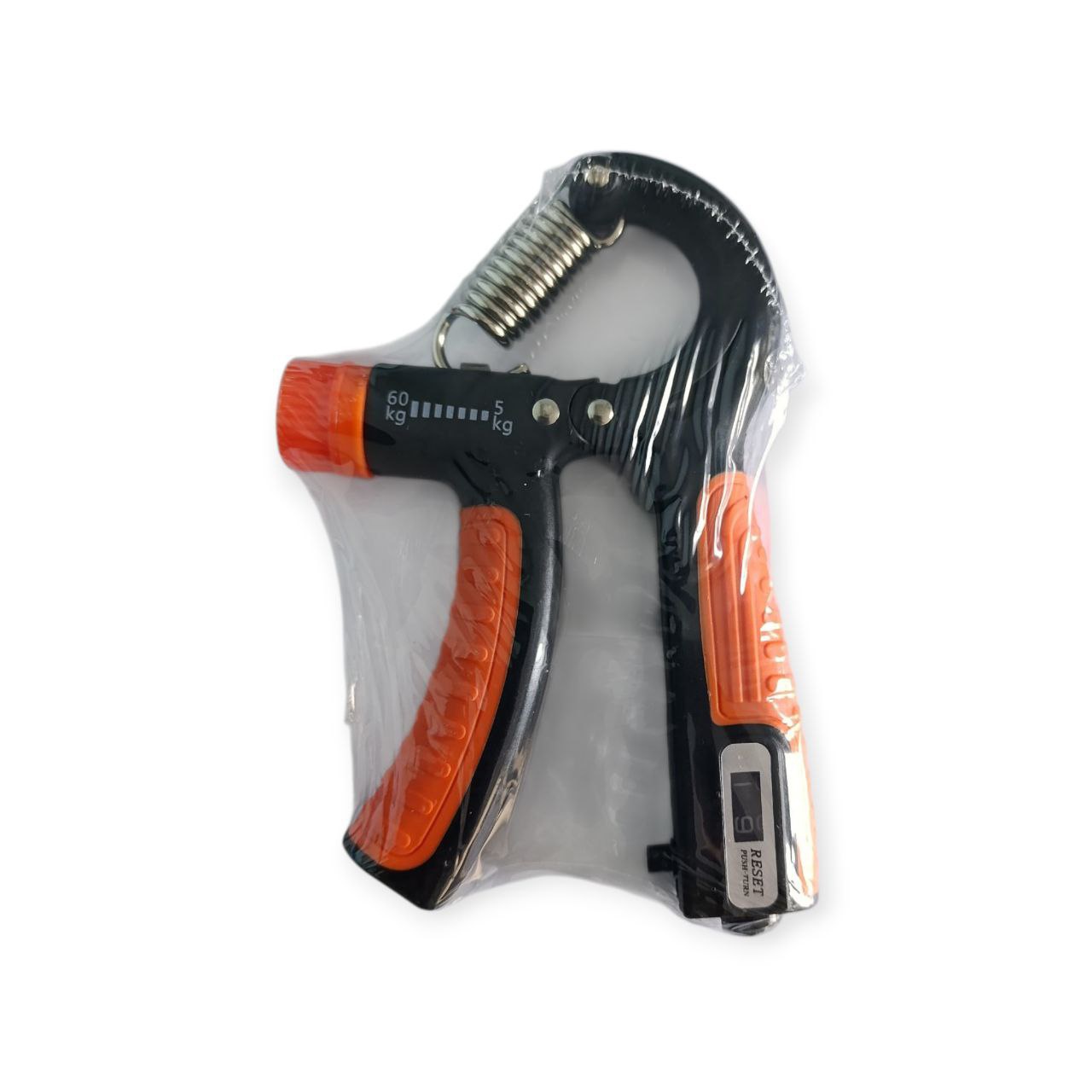 Еспандер кистьовий НОЖИЦІ 5-60 кг з лічильником WLQ2-Black-Orange