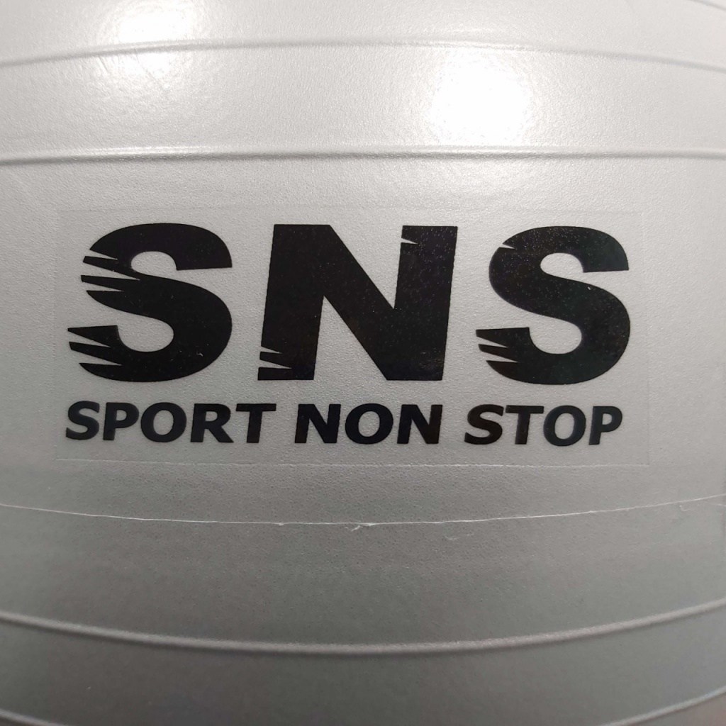 М'яч для фітнесу SNS 65 см срібний FB-65-СЕ