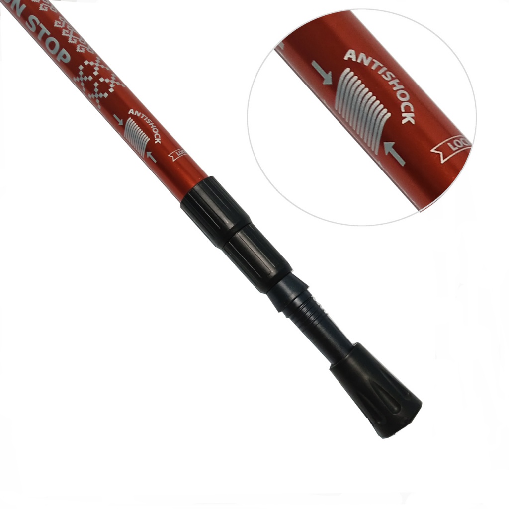 Палиці трекінгові SNS червоні G-DS1-K