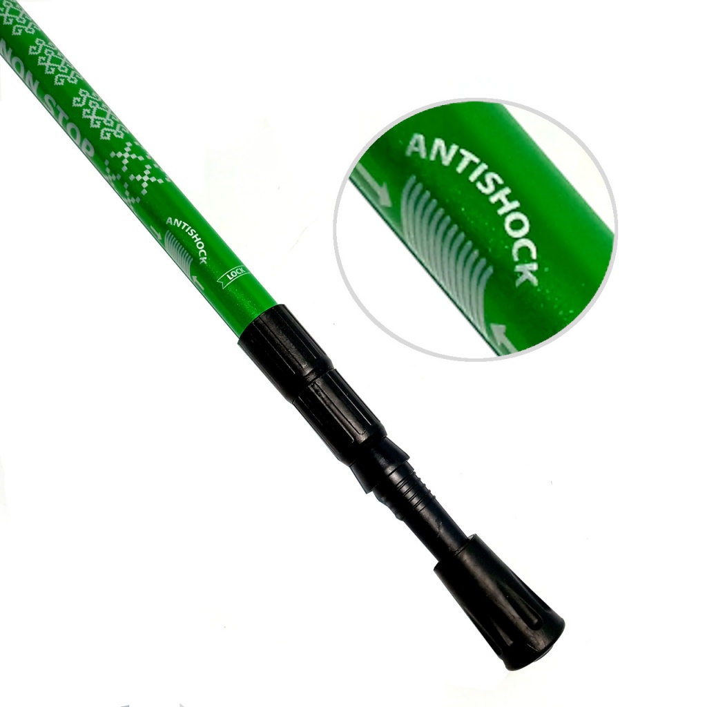 Палиці трекінгові SNS зелені G-DS1-З