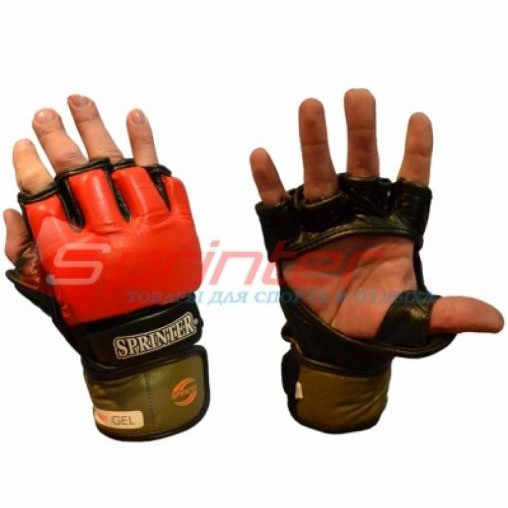 Рукавички шкіряні для змішаних бойових мистецтв Sprinter розмір L