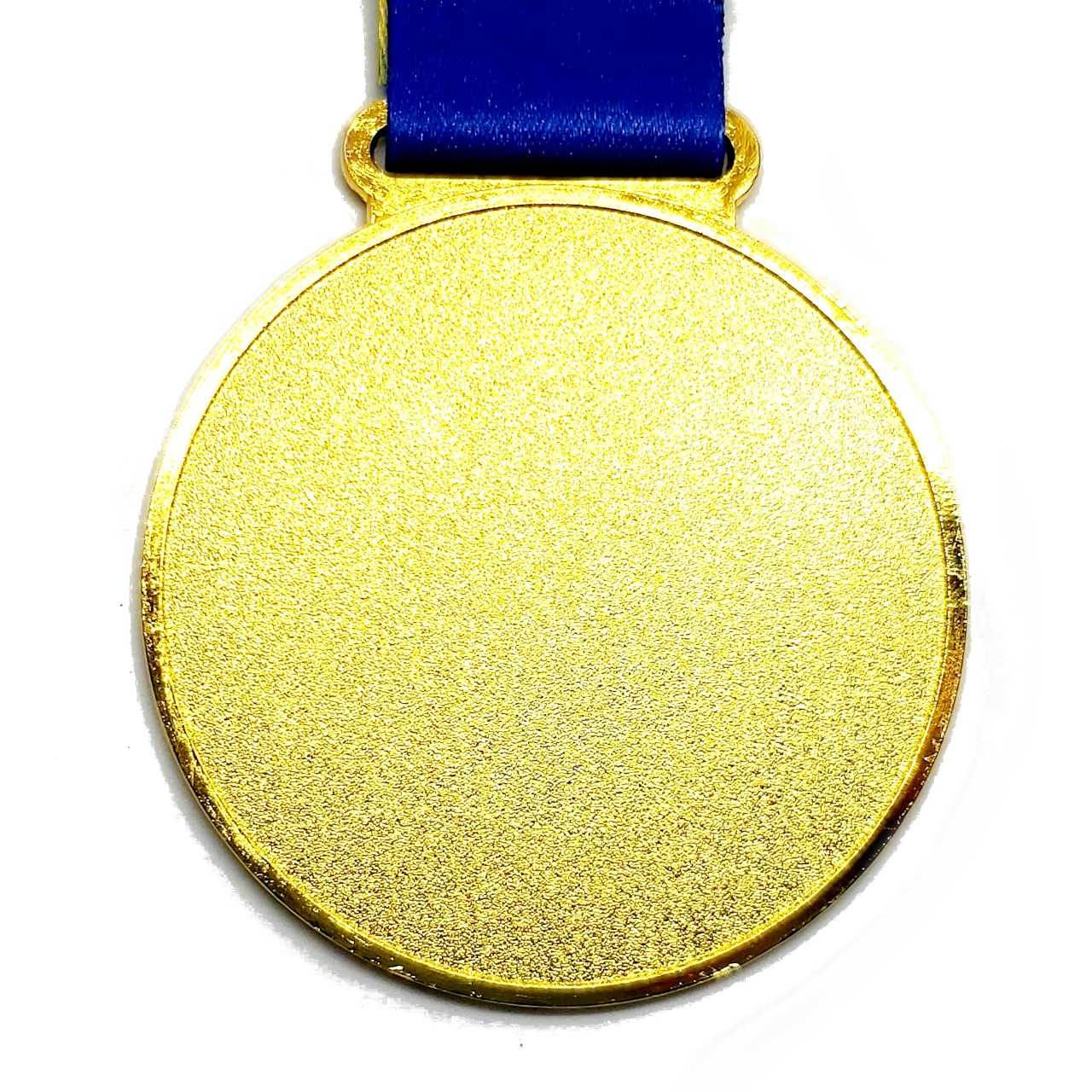 Медаль спортивна 6 см зі стрічкою за І місце J26-10G