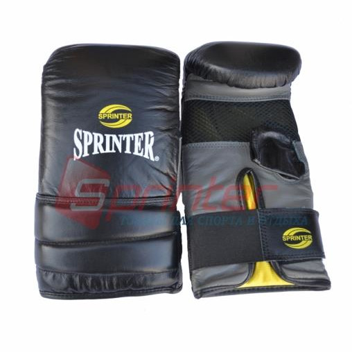 Рукавички снарядні шкіряні модель EVERLAST розмір M чорні