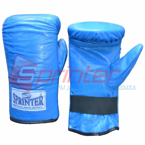 Рукавички снарядні шкіряні SPRINTER розмір М сині