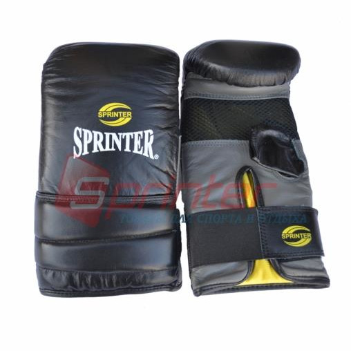 Рукавички снарядні шкіряні модель Everlast розмір L чорні