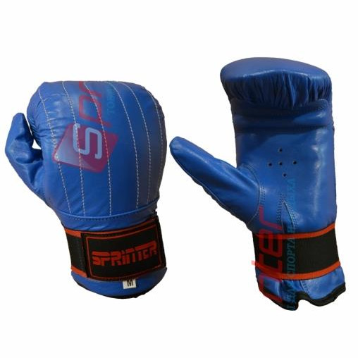 Рукавички снарядні шкіряні SPRINTER розмір L сині