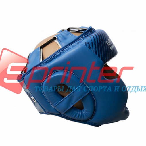 Шолом боксерський закритий HARD TOUCH PU розмір М синій