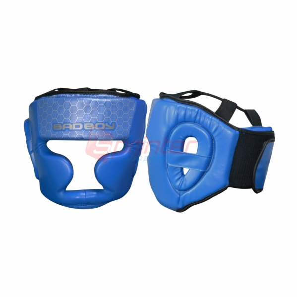 Шолом боксерський закритий flex BAD BOY розмір L синій