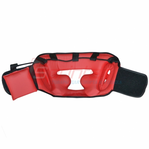 Шолом боксерський шкіряний закритий BAD BOY розмір М червоний