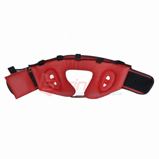 Шолом боксерський шкіряний відкритий BAD BOY розмір L червоний