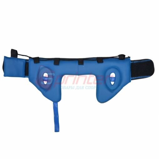 Шолом боксерський шкіряний відкритий BAD BOY розмір М синій