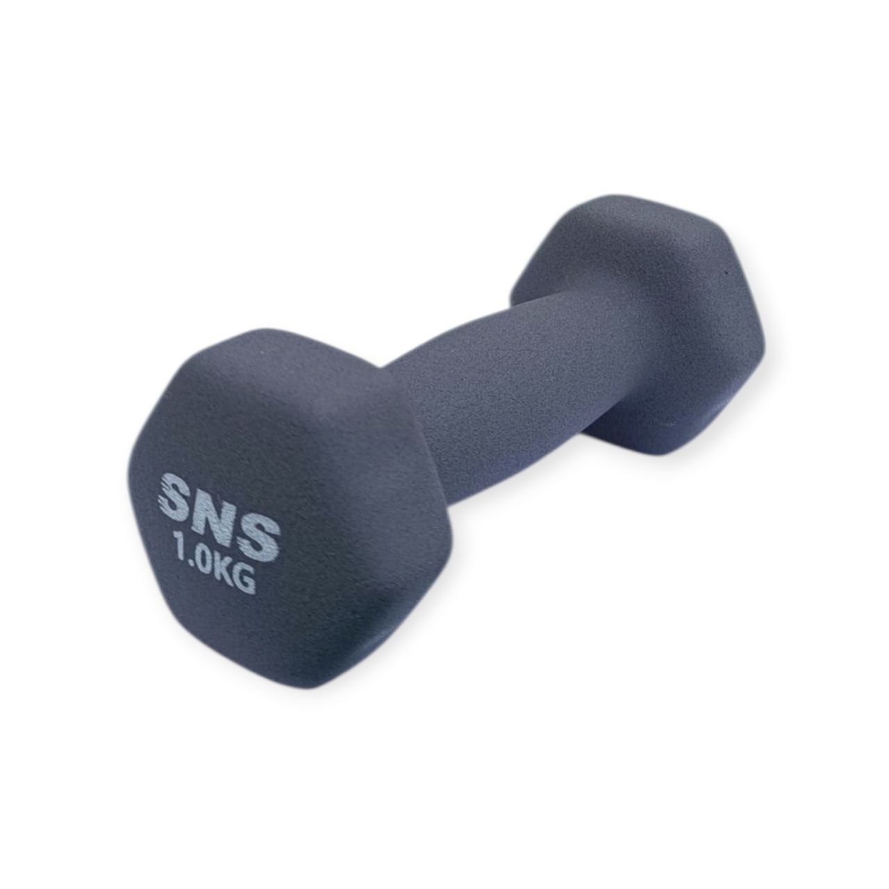 Гантель вінілова МАТОВА SNS 1 кг сіра