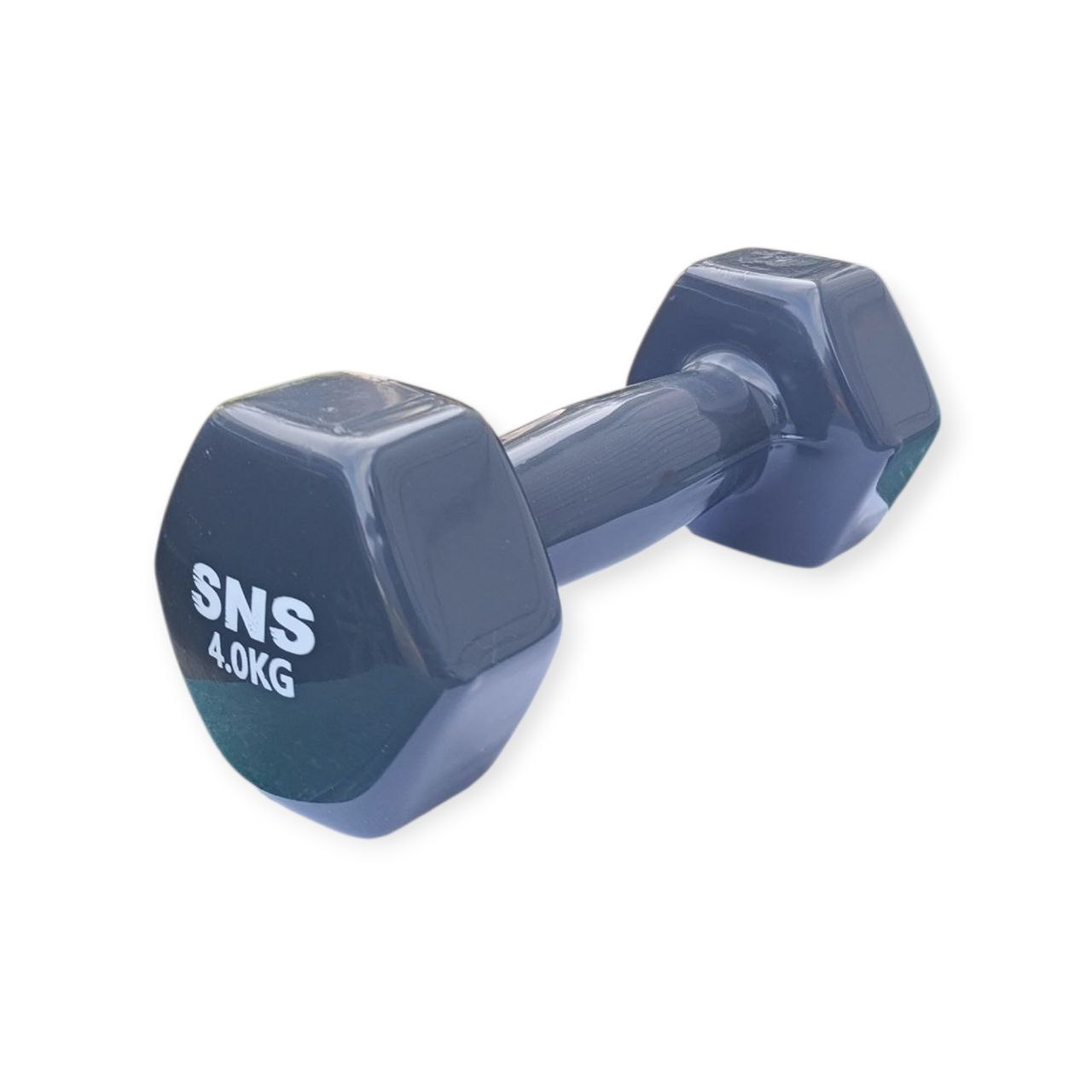 Гантель вінілова SNS 4 кг сіра