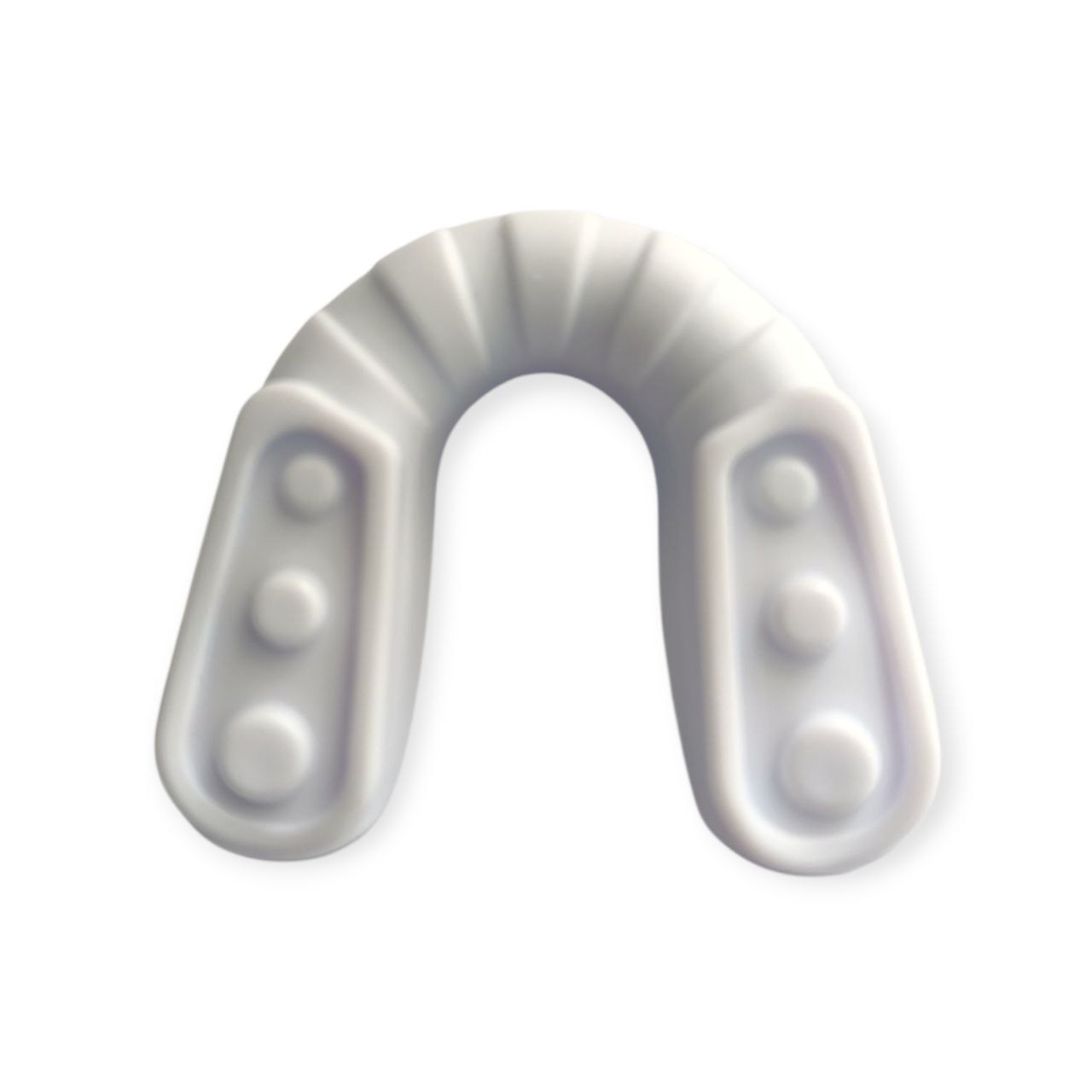 Капа боксерська дитяча POWER HC4-WT+BL біло-синя