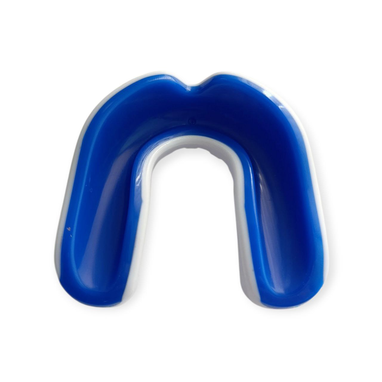 Капа боксерська дитяча POWER HC4-WT+BL біло-синя