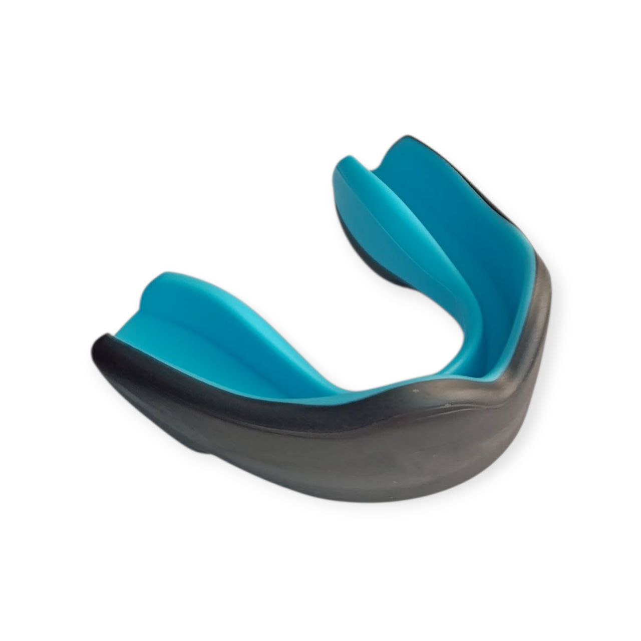 Капа боксерська дитяча POWER HC3-BK+BG чорно-бірюзова